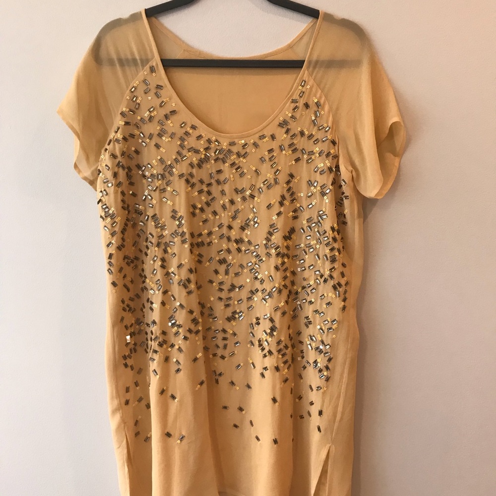 Joie Silk Bead & ✨Sequin✨Dress